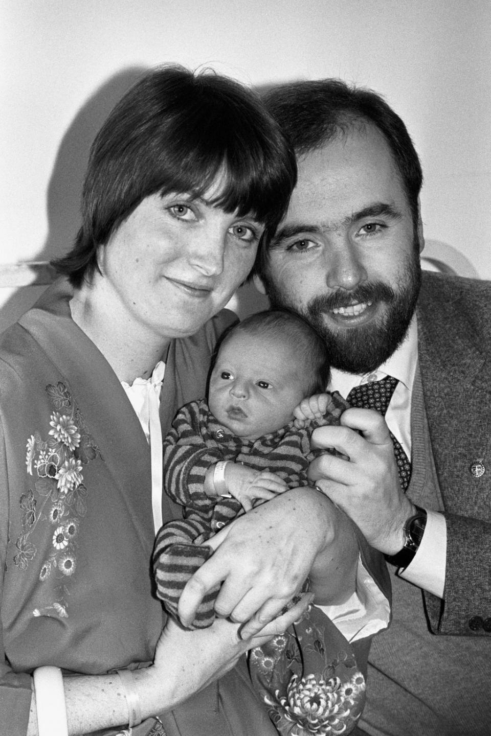 Harriet Harman with Jack Dromey and their son Harry (PA) (PA Archive)