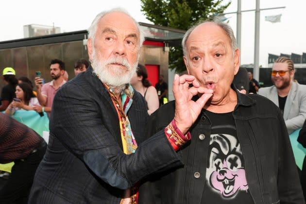 Tommy Chong and Cheech Marin at the 2022 MTV Video Music Awards  - Credit: Christopher Polk/Variety/Getty Images