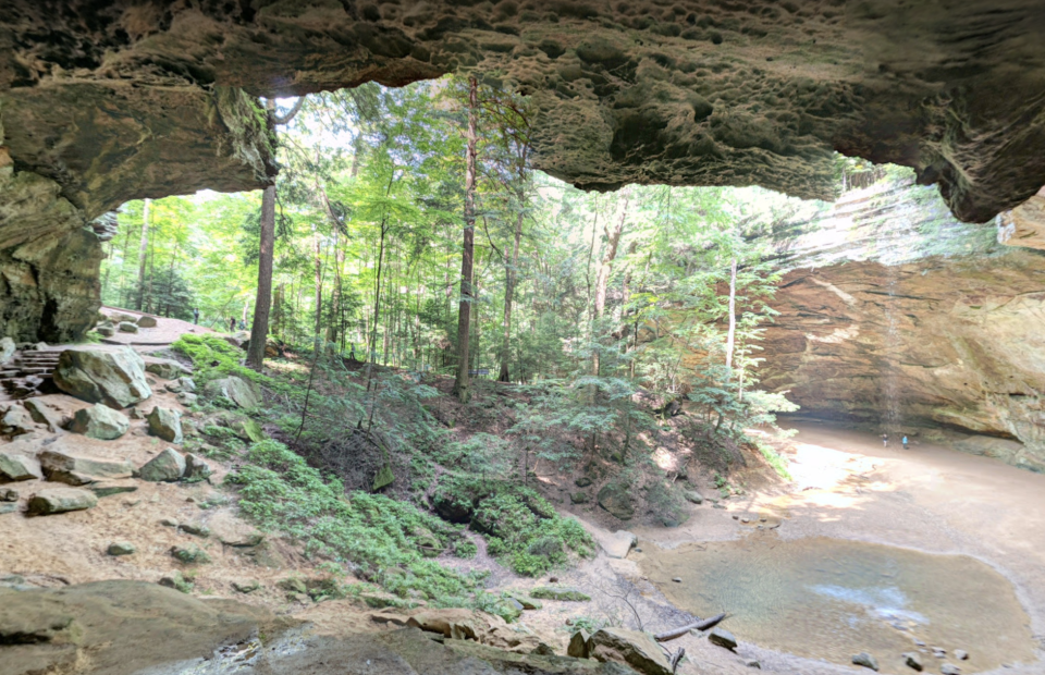Hocking Hills State Park is pictured.