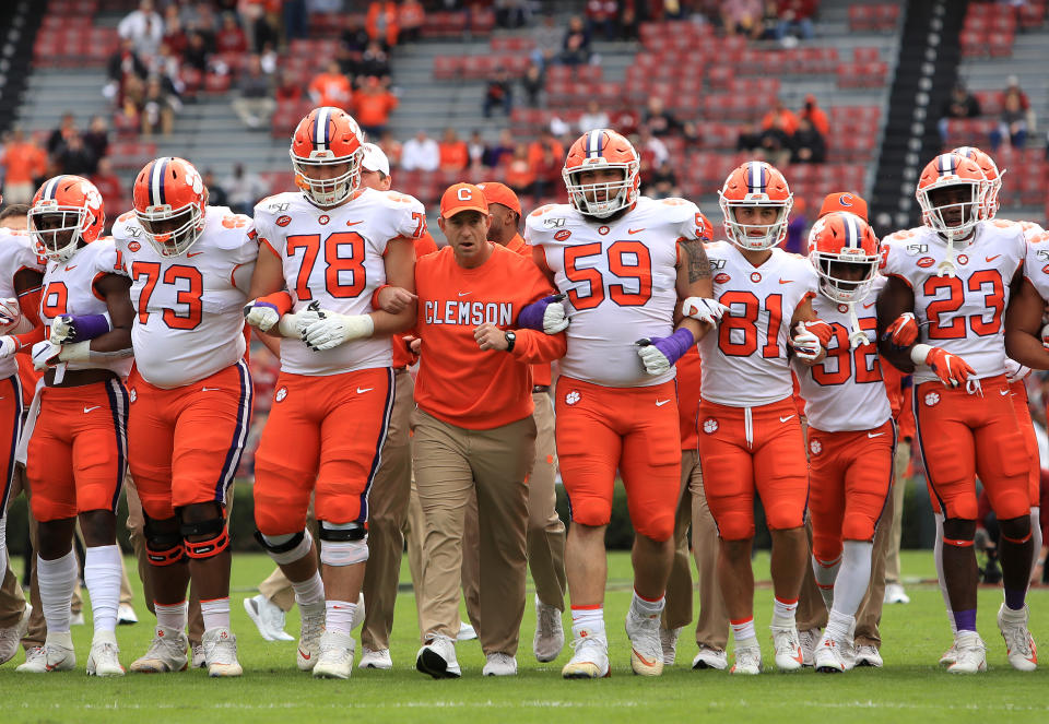 After beating South Carolina to secure a 12-0 season, Dabo Swinney went on a rant to help Clemson receive the national respect he doesn’t think they’re getting.