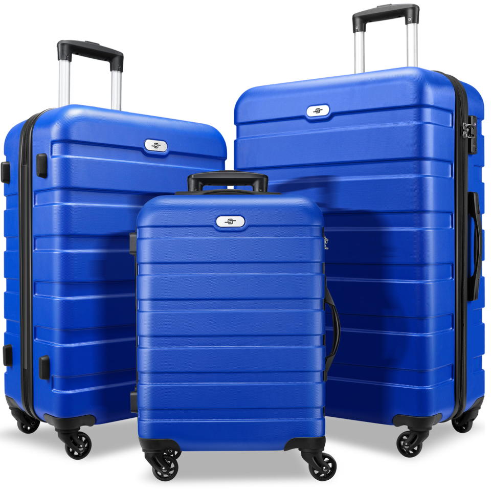 <p><a href="https://go.redirectingat.com?id=74968X1596630&url=https%3A%2F%2Fwww.walmart.com%2Fip%2F3-Piece-Luggage-Sets-Hard-Shell-Suitcase-Set-with-Spinner-Wheels-for-Travel-Trips-Business-20-24-28-Navy-Blue%2F931057948&sref=https%3A%2F%2Fwww.menshealth.com%2Ftechnology-gear%2Fg40077994%2Fbest-memorial-day-luggage-deals%2F" rel="nofollow noopener" target="_blank" data-ylk="slk:Shop Now;elm:context_link;itc:0;sec:content-canvas" class="link ">Shop Now</a></p><p>3 Piece Hard Shell Luggage Set</p><p>$135.99</p><p>walmart.com</p><span class="copyright">Walmart</span>