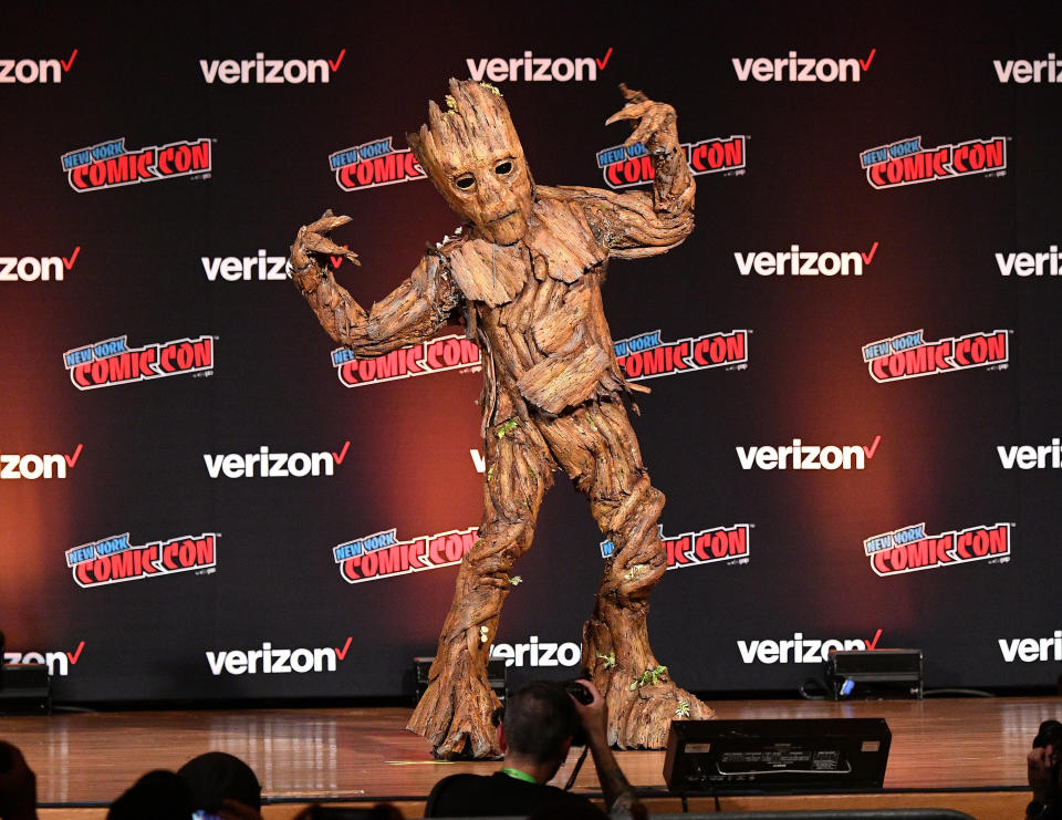 Groot from "Guardians of the Galaxy."