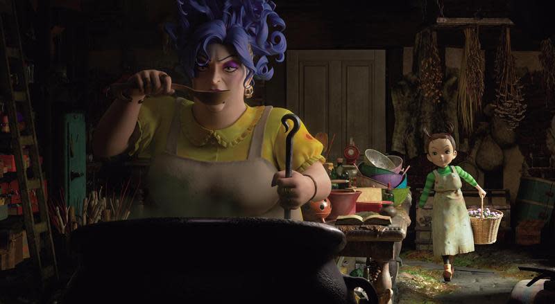 《安雅與魔女》是吉卜力工作室首部3D電腦繪圖的動畫，改編自黛安娜韋恩瓊斯的同名小說。（甲上娛樂提供）