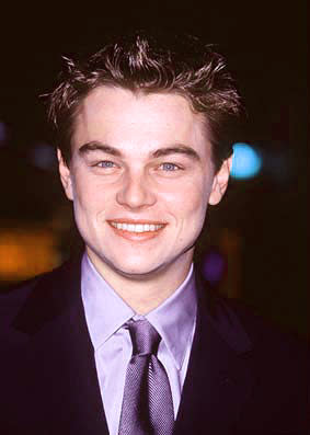 Leonardo DiCaprio at the premiere of Paramount's Titanic