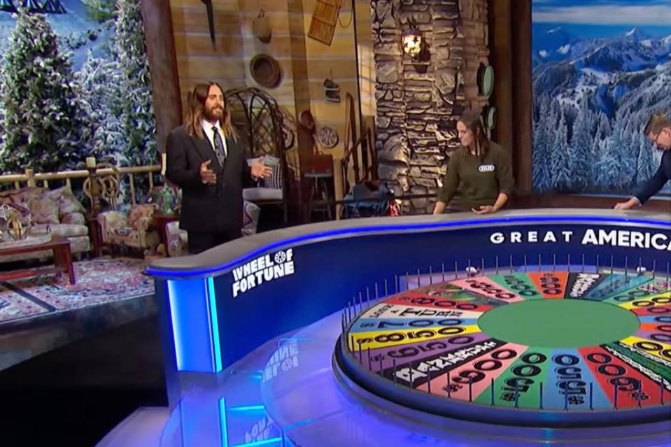 The “Morbius” star introduced the show on April Fools’ Day. Wheel of Fortune