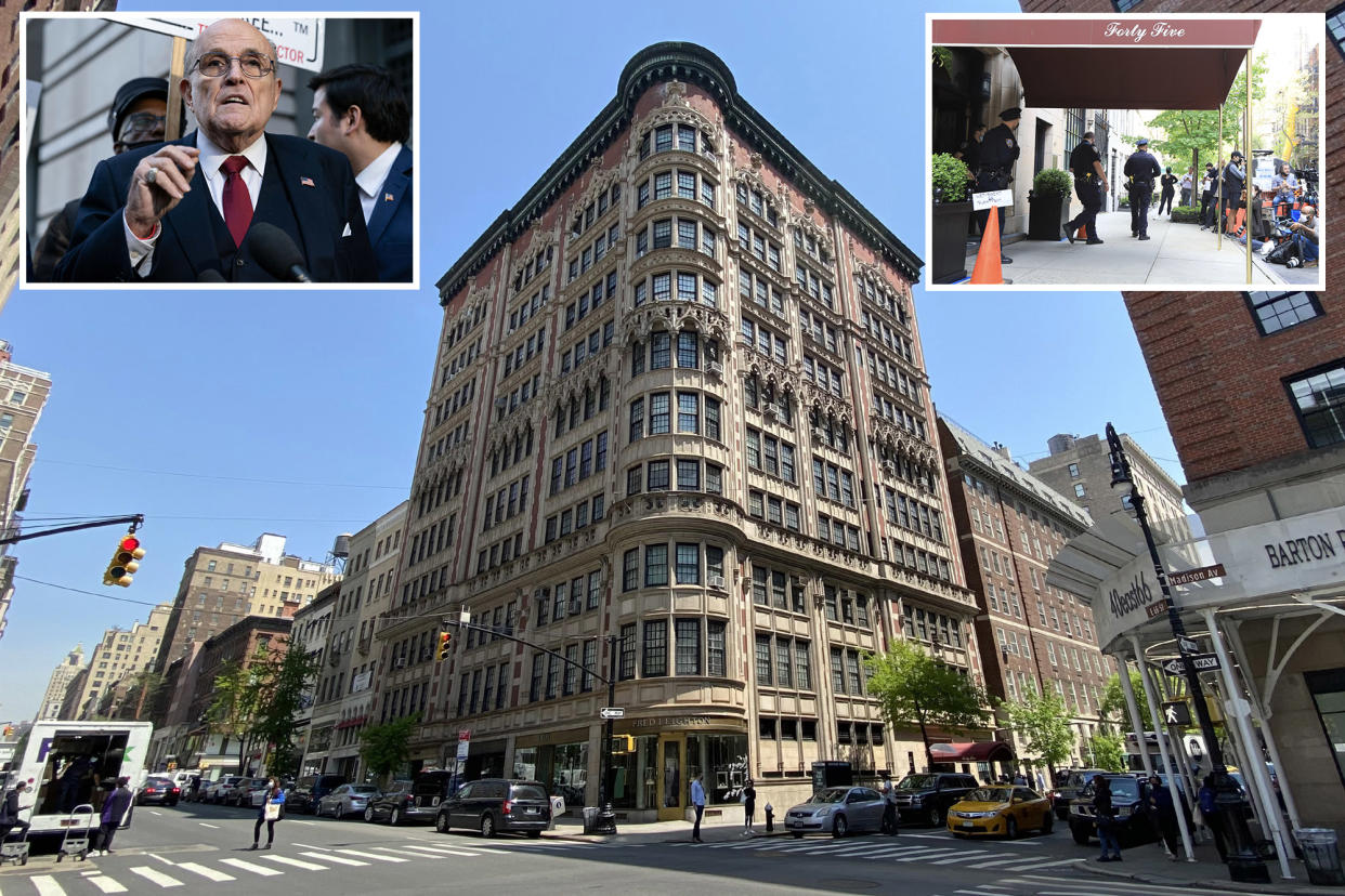 Rudy Giuliani puts his Upper East Side home back on market with a $400,000 price cut after his radio show is canceled.