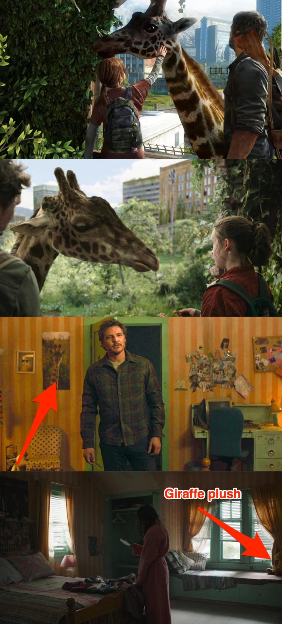 giraffes in The Last of Us