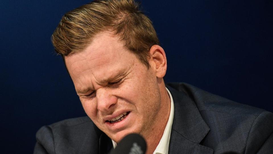 An emotional Steve Smith has broken down in tears addressing the saga that cost him his captaincy