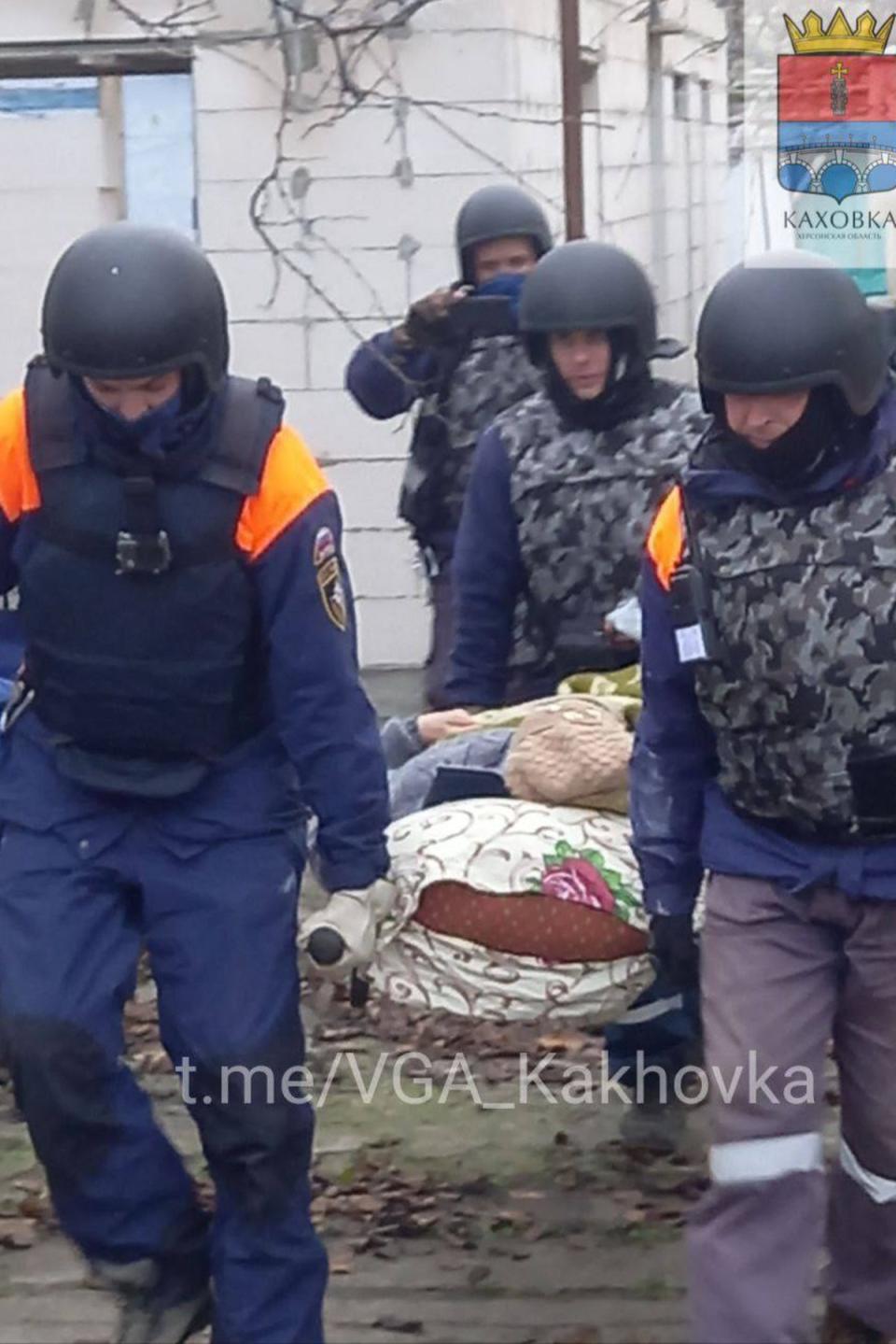 Russia’s appointed administration in the occupied south of Ukraine shares images of people with disabilities they have removed from institutions in Kherson (Telegram)