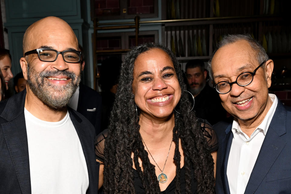 Jeffrey Wright, Suzan-Lori Parks and George C. Wolfe