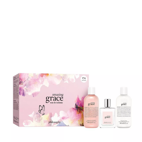 Philosophy Women's Amazing Grace Gift Set and Packaging