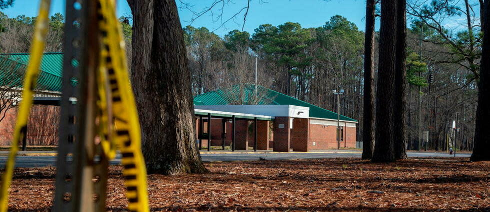 Le drame s'est produit à la Richneck Elementary School de Newport News, en Virginie.  - Credit:JAY PAUL / GETTY IMAGES NORTH AMERICA / Getty Images via AFP