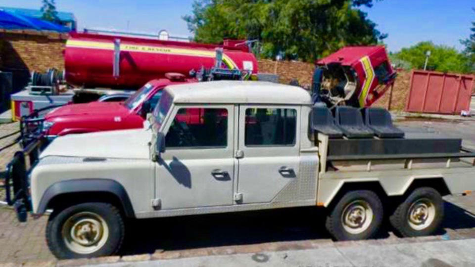 The original truck the Classic Overland “White Rhino” Land Rover Defender is based on - Credit: Classic Overland