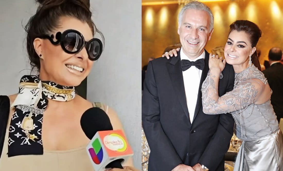 Yadhira Carrillo y su esposo, el abogado Juan Collado