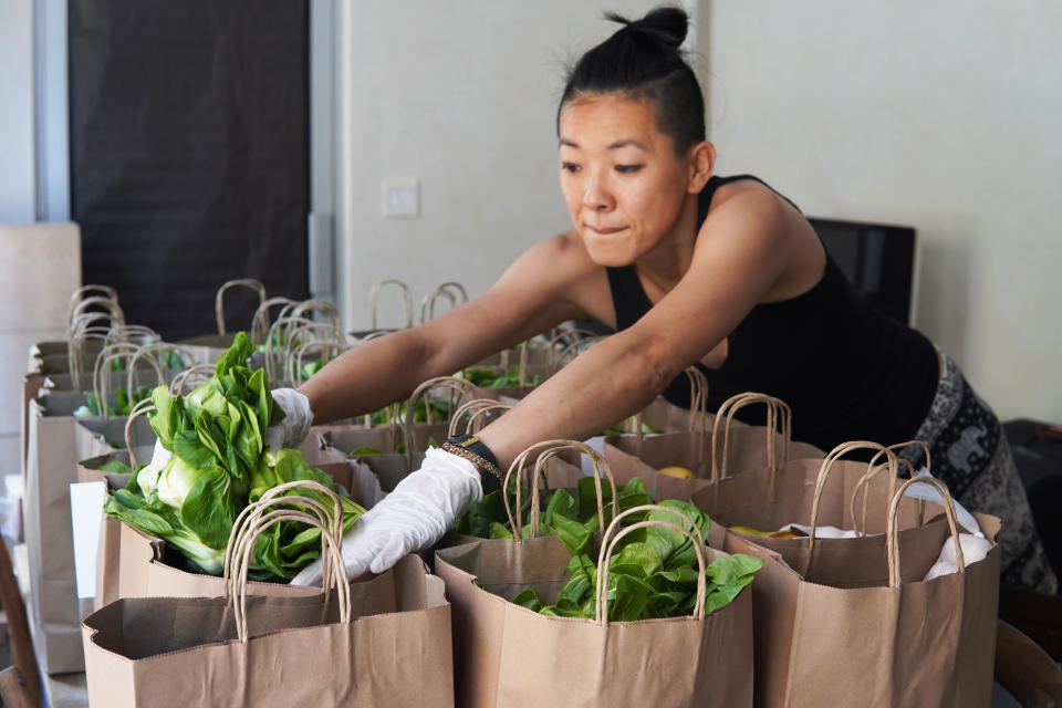 Nearly a year after they started, Heart of Dinner has delivered nearly 55,000 bags of food to Asian senior citizens in New York City. (Heart of Dinner)