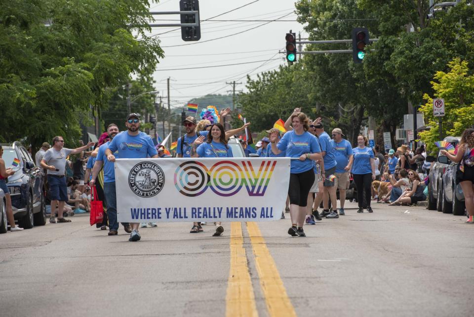 Northern Kentucky Pride Parade and Pride Fest was held Sunday, June 4, 2023.  The event featured a family-friendly festival, live entertainment artists and over 100 vendors.  The City of Covington shows it has Pride.