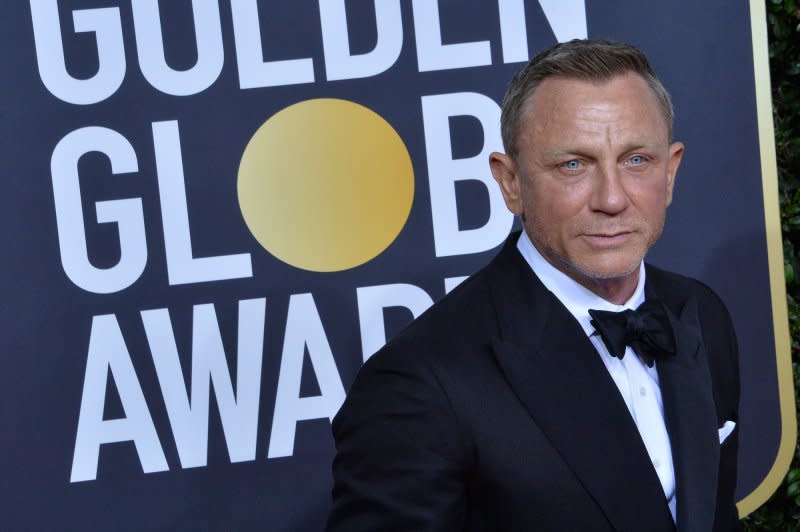 Daniel Craig attends the Golden Globe Awards in 2020. File Photo by Jim Ruymen/UPI