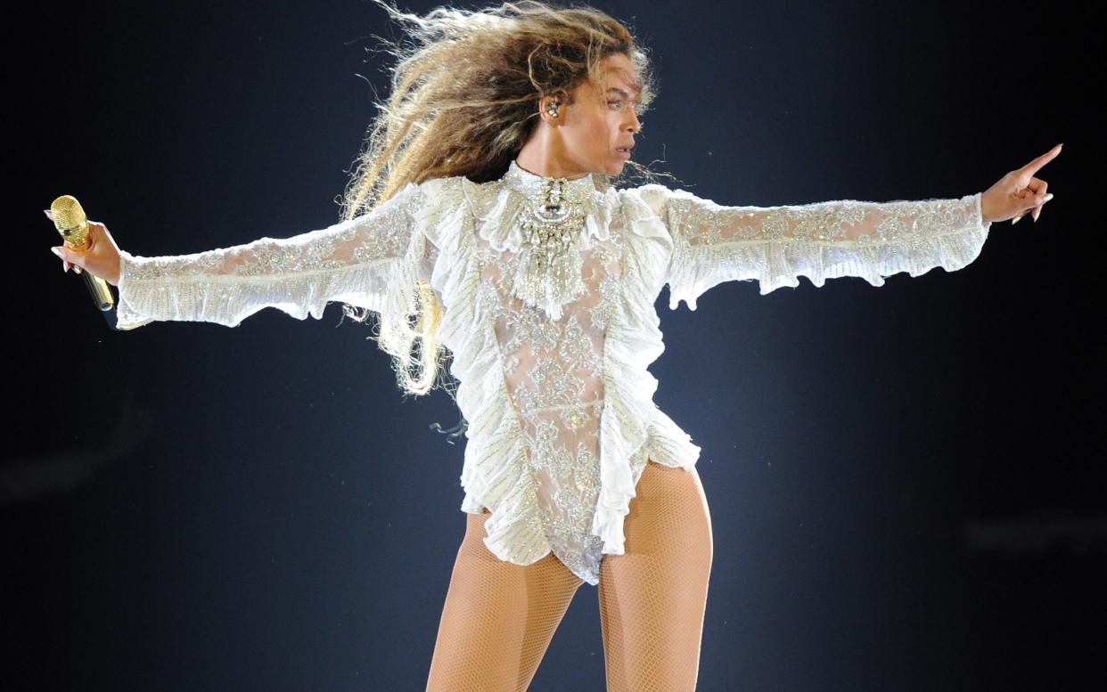 Bulletproof: Beyoncé performs during her world tour of 2016 - Shutterstock