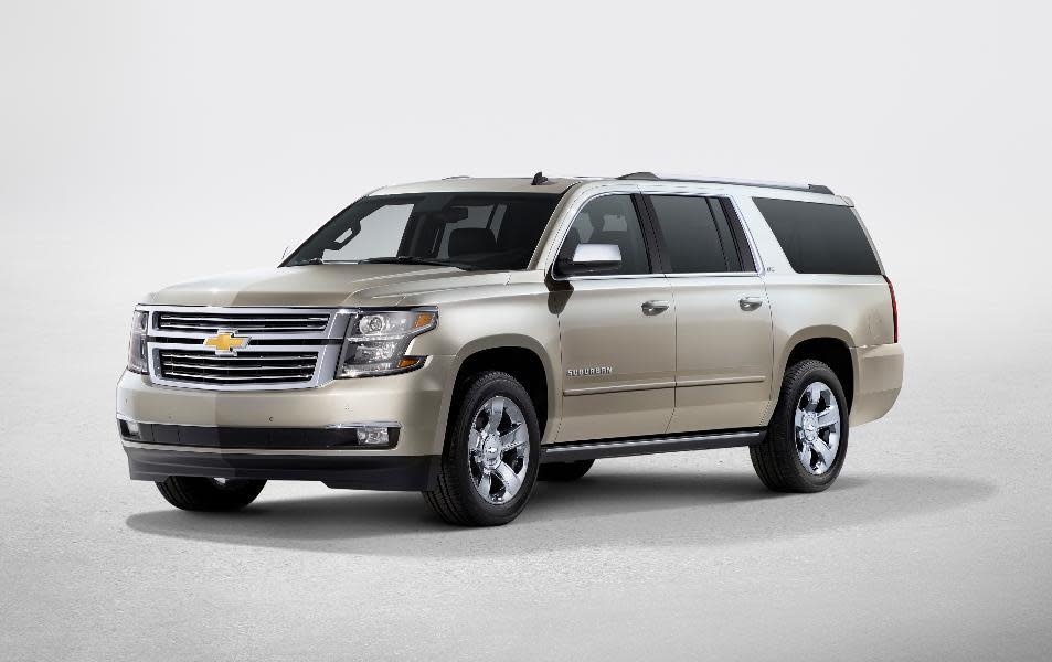 5. (Tie) Chevrolet Suburban