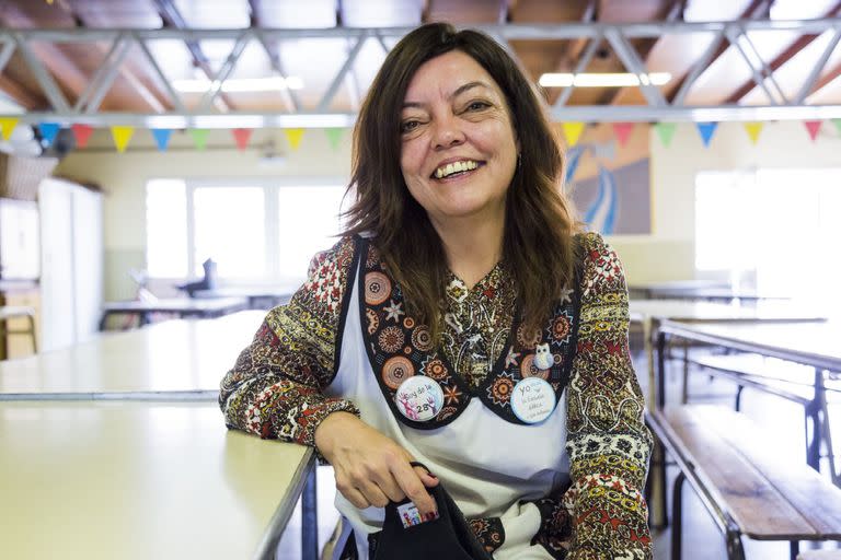 Irene León, directora de la Escuela Primaria N°28 Juana Manso, de José León Suárez