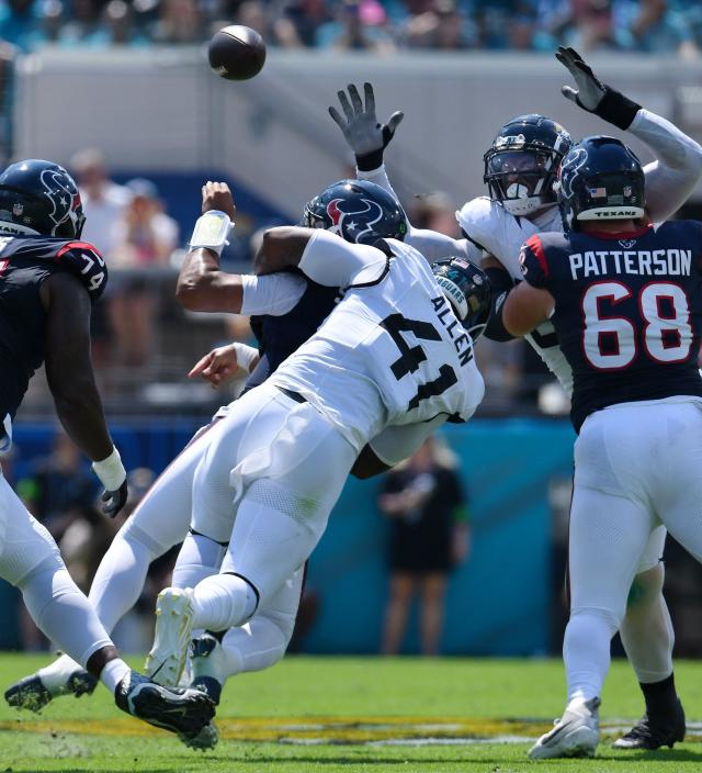 Jacksonville Jaguars linebacker Josh Allen (41) in action during