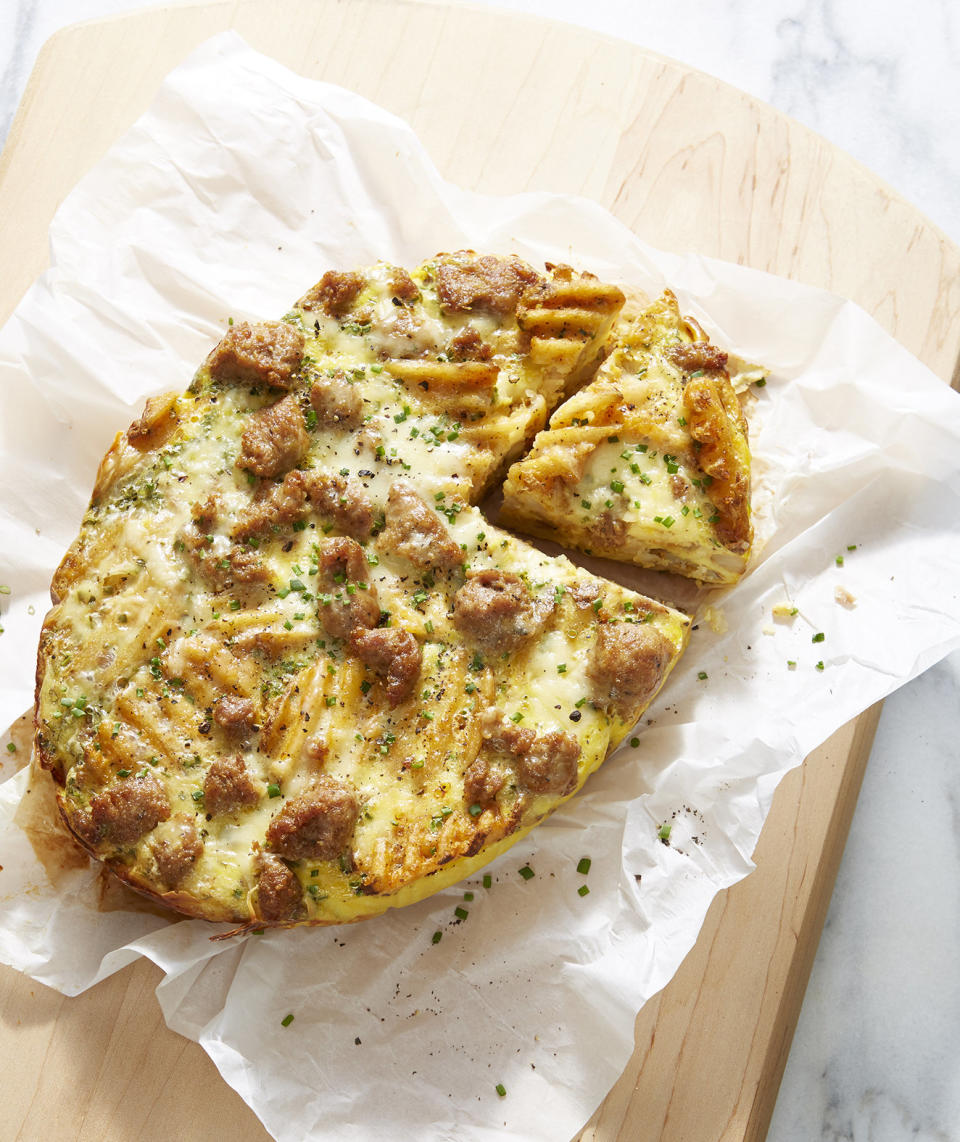 Sausage, Egg, and Cheese Slow-Cooker Frittata