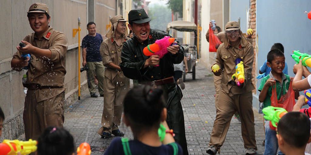 Water fight China