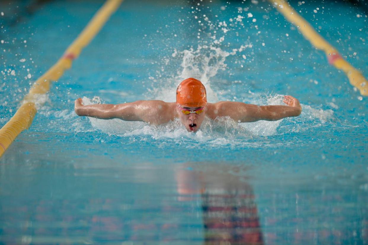 Henry Baker hopes his partnership with Boost Drinks will help him thrive as his budding swimming career continues.