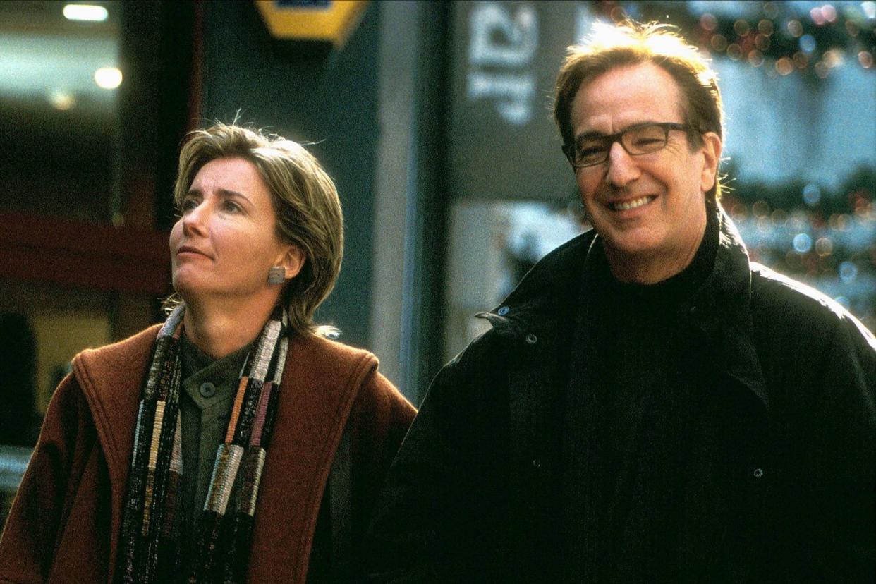 Onscreen: Emma Thompson and Alan Rickman in Love Actually: Working Title