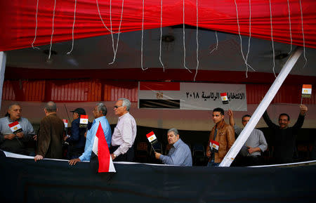 Egyptians queue to vote during the presidential election in Cairo, Egypt, March 26, 2018. REUTERS/Amr Abdallah Dalsh