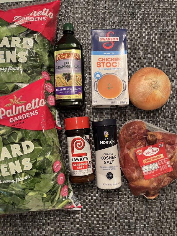 Patti LaBelle's Mean Greens Ingredients<p>Courtesy of Dante Parker</p>