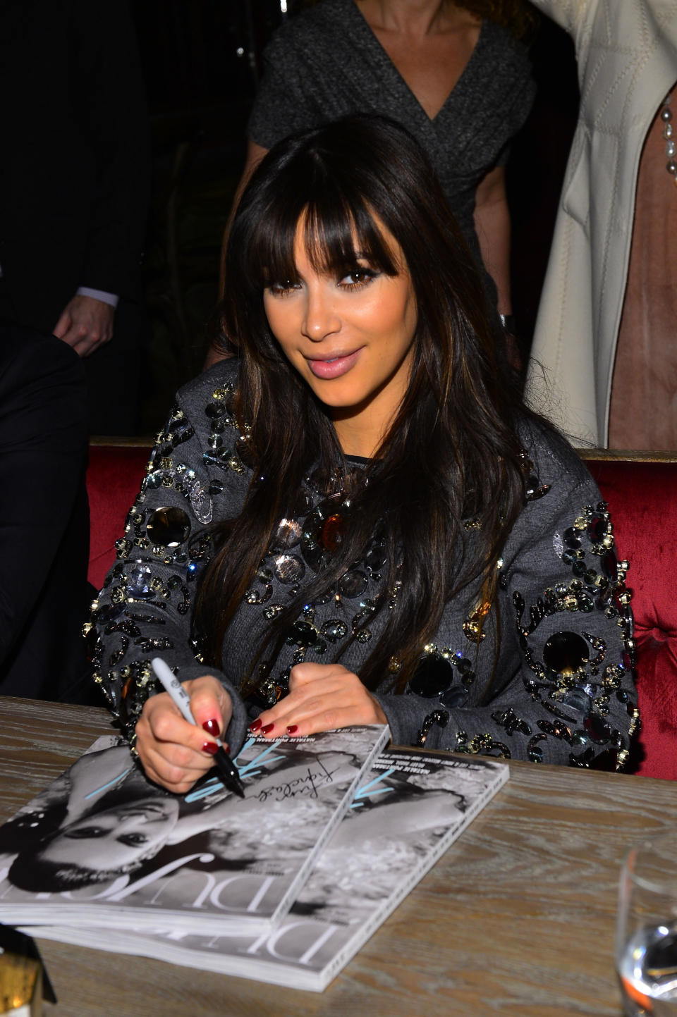 NEW YORK, NY - MARCH 27:  (EXCLUSIVE COVERAGE) Kim Kardashian attends the DuJour Magazine Spring 2013 Issue Celebration at The Darby on March 27, 2013 in New York City.  (Photo by Larry Busacca/Getty Images for DuJour)