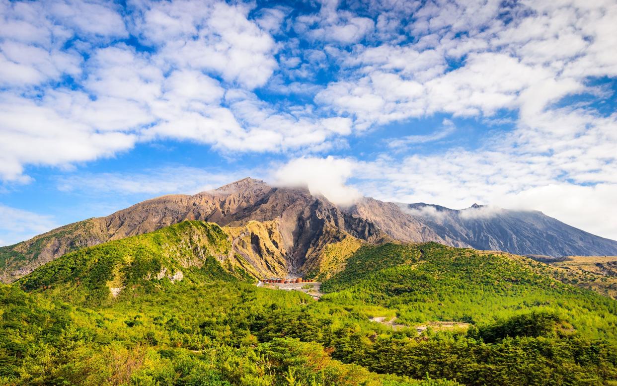 Ben's family enjoyed the dramatic views of Sakurajima - SeanPavonePhoto