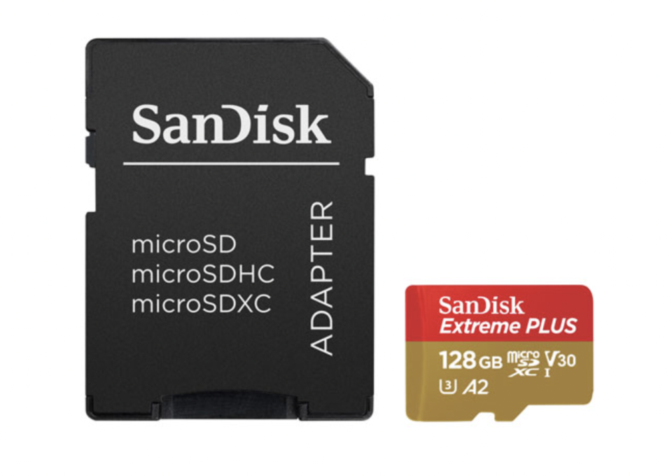 SanDisk Extreme PLUS 128GB 170 MB/s microSD Memory Card