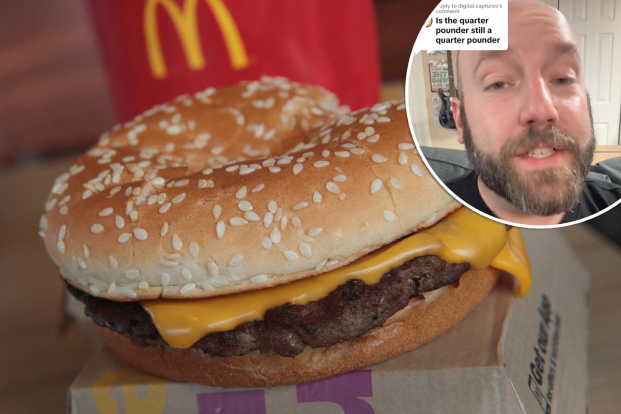 Are McDonald's quarter pounders shrinking in size? A former chef for the fast food chain explains what could be going on.