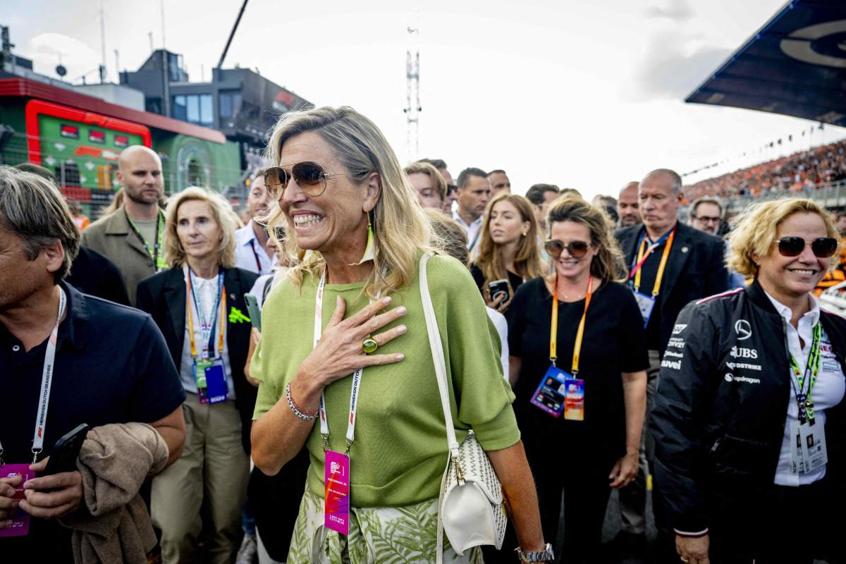 Maxima uit Nederland gaat 100% groen om met familie naar de Formule 1 te kijken