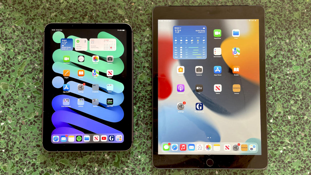  IPad vs iPad mini. 