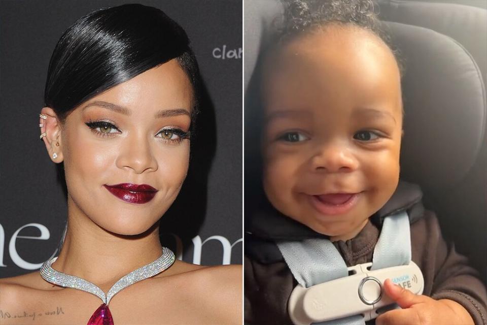 Rihanna and son