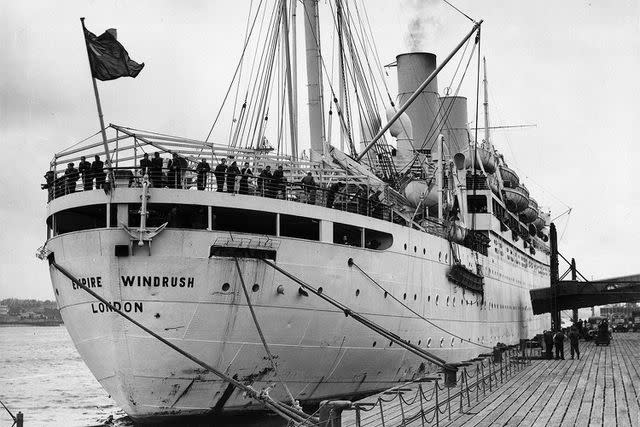 <p>Douglas Miller/Keystone/Hulton Archive/Getty Images</p> The British liner 'Empire Windrush'