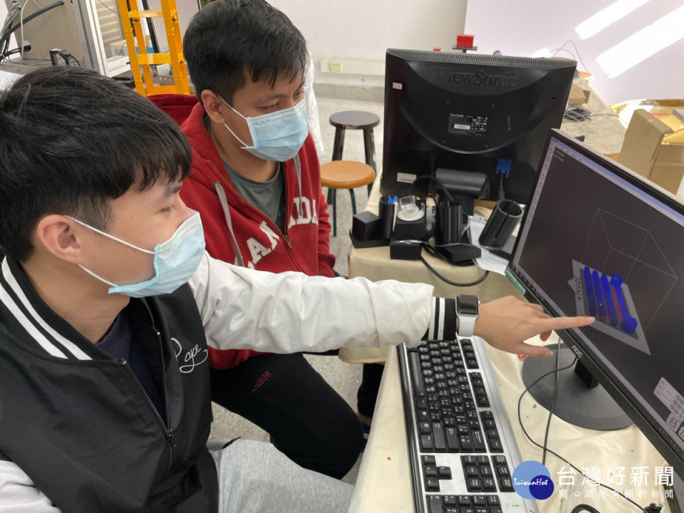 中原大學土木系學子發揮3D繪圖能力，細膩思量如何將理論應用在設計上。