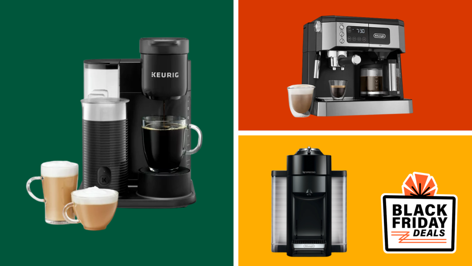 Here are the best Black Friday deals on coffee makers from retailers like Keurig and Nespresso.