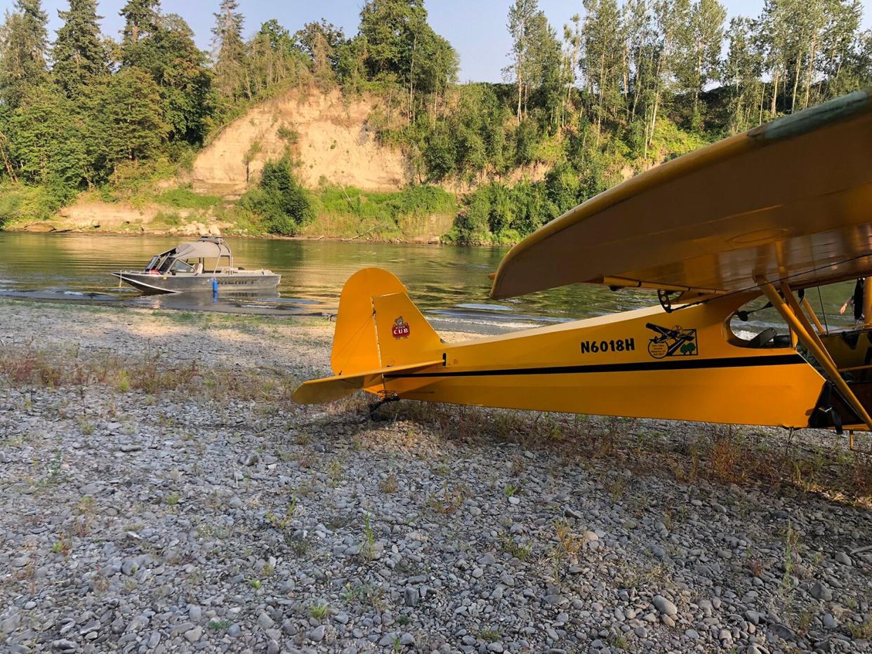 Kayaker injured by plane