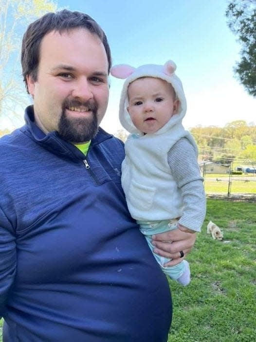 Cody Fox, 29, and his 9-month-old daughter Ariana Fox, were killed in a multi-vehicle wreck on Interstate 65 in Butler County Saturday, June 19, 2021.