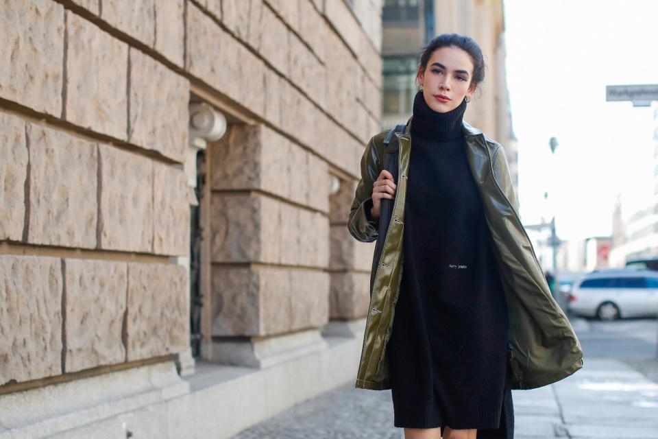 This Comfortable Sweater Dress From Amazon Is Just In Time For Fall