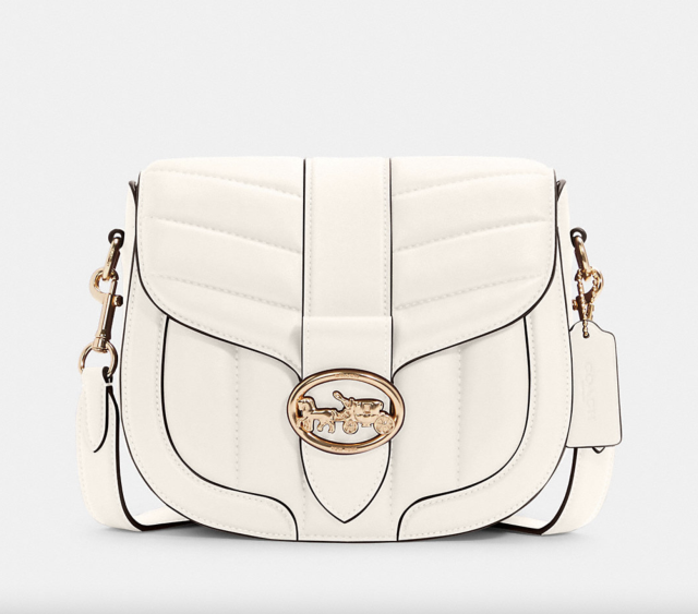 Arriba 45+ imagen coach outlet georgie saddle bag 