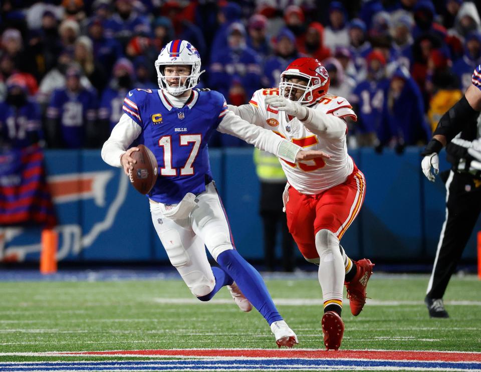 Josh Allen put together an MVP-worthy season with 51 total touchdowns counting the playoffs, the most in the NFL.