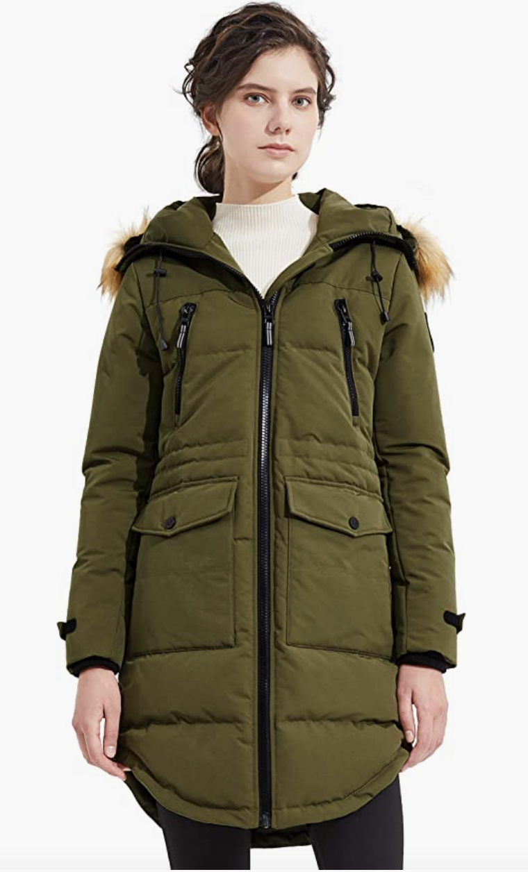 Orolay Women's Thickened Down Jacket (Photo via Amazon)