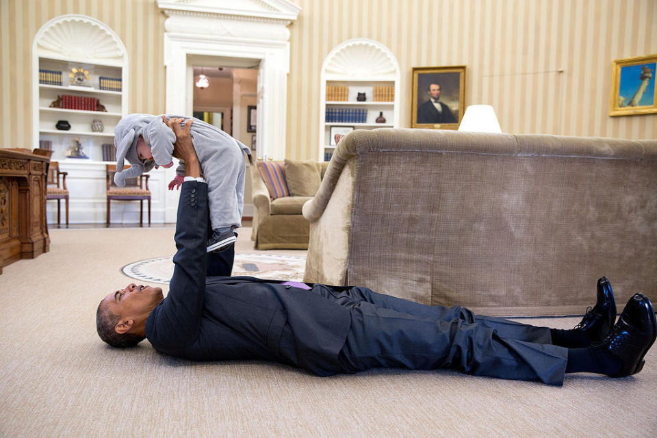 Barack Obama ganz intim: Die 55 besten Fotos aus dem Weißen Haus