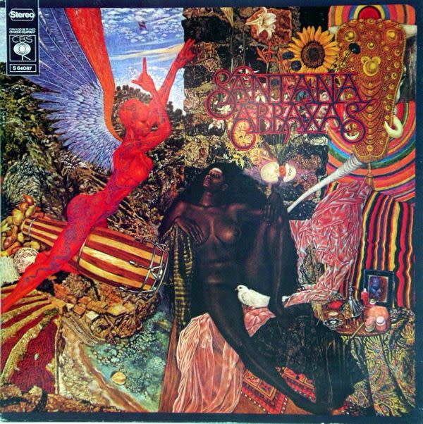 The cover of ‘Abraxus’ by Santana, taken from Mati Klarwein’s ‘Annunciation’Columbia Records