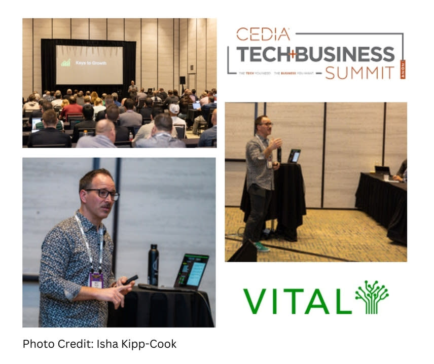 Matt Bernath of VITAL presenting at CEDIA.